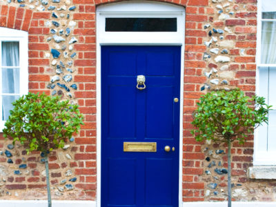 on-trend front door