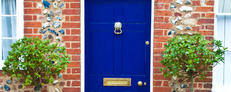 on-trend front door