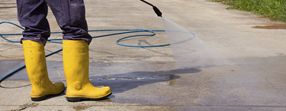 Driveway cleaning