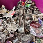 Safe disposal of asbestos dust and corrugated roofing in Bridgwater