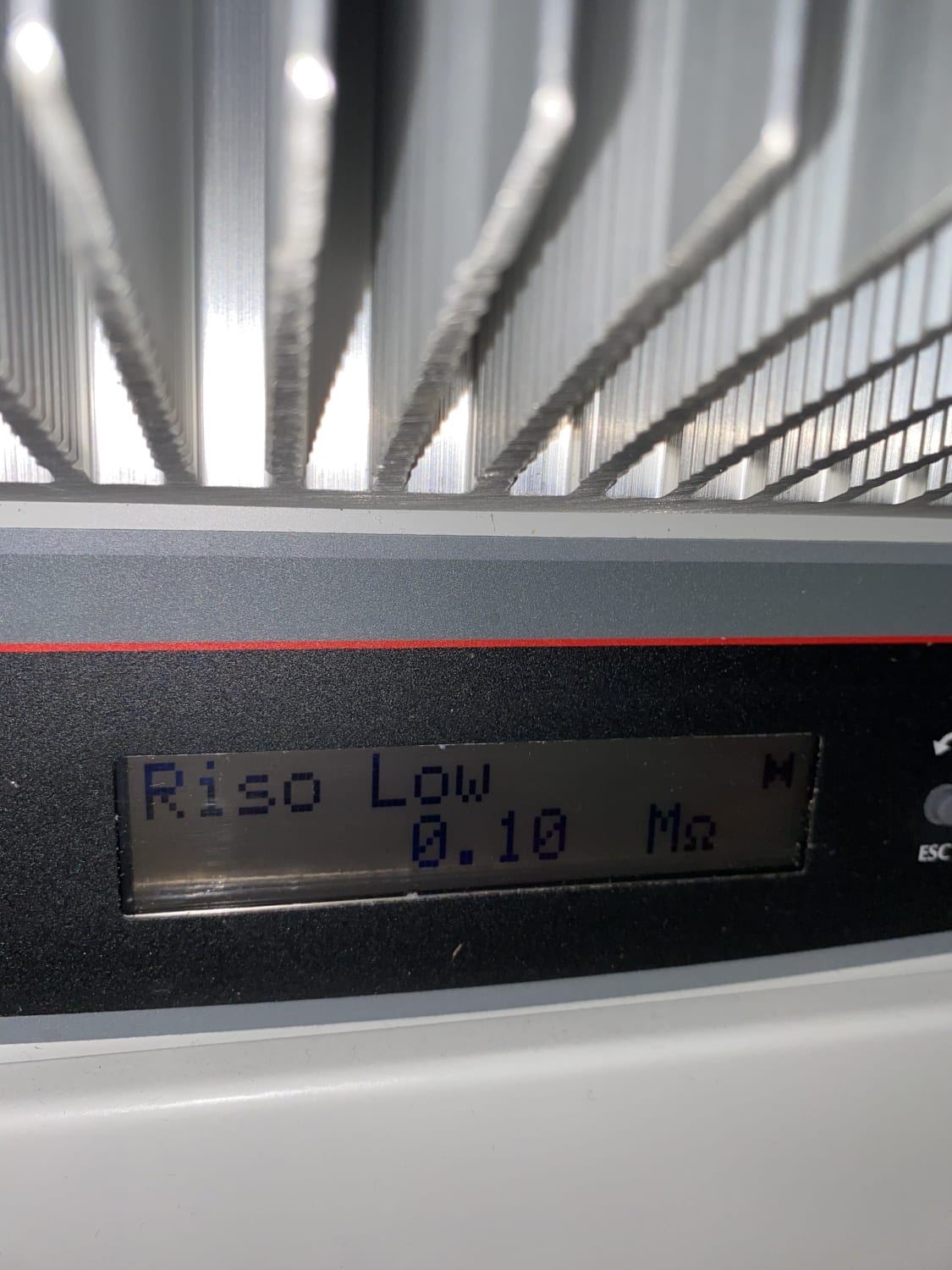 Resolving Riso Low Fault on Aurora Power-One in Hexham
