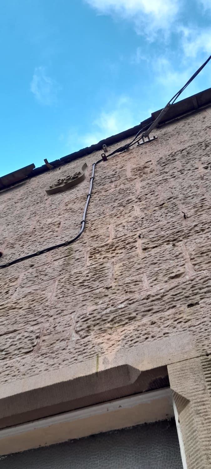 Cast iron gutter repair or replacement in Duns