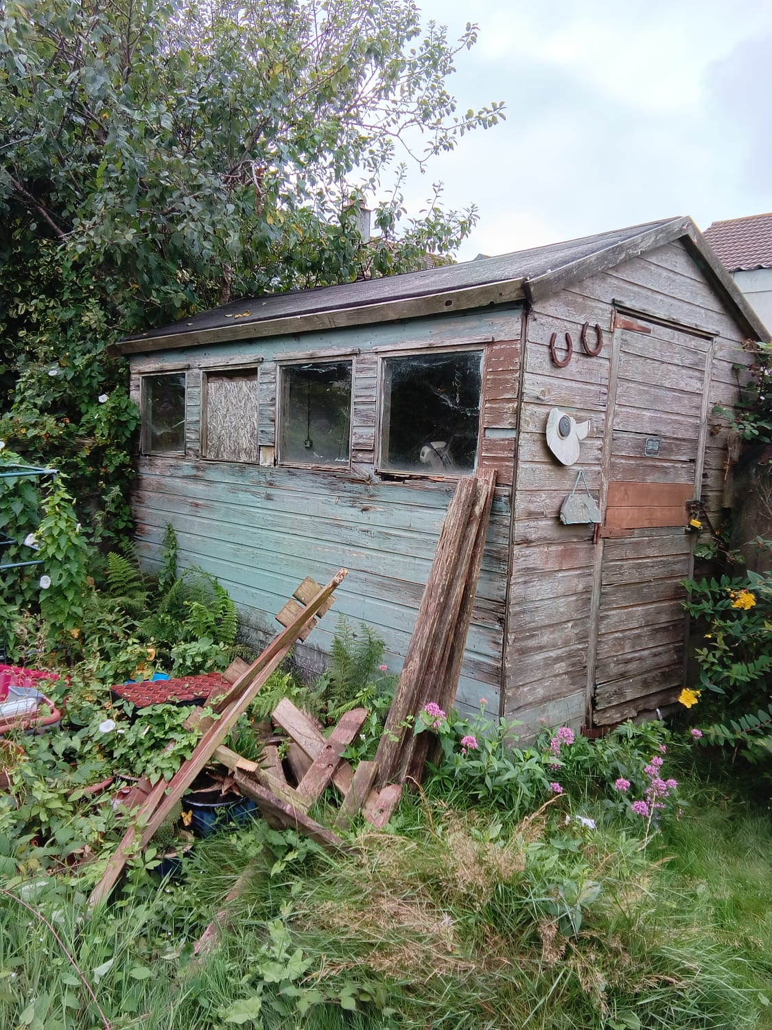 Hiring a 6-yard skip for shed demolition in Saint Austell