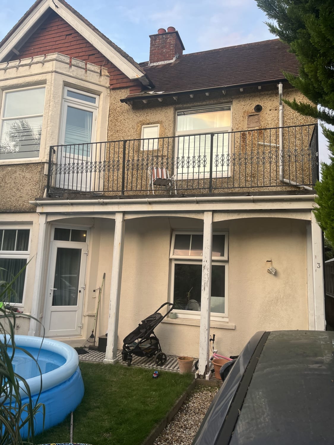 Reinstating a first-floor balcony with structural repairs in Southbourne, Bournemouth