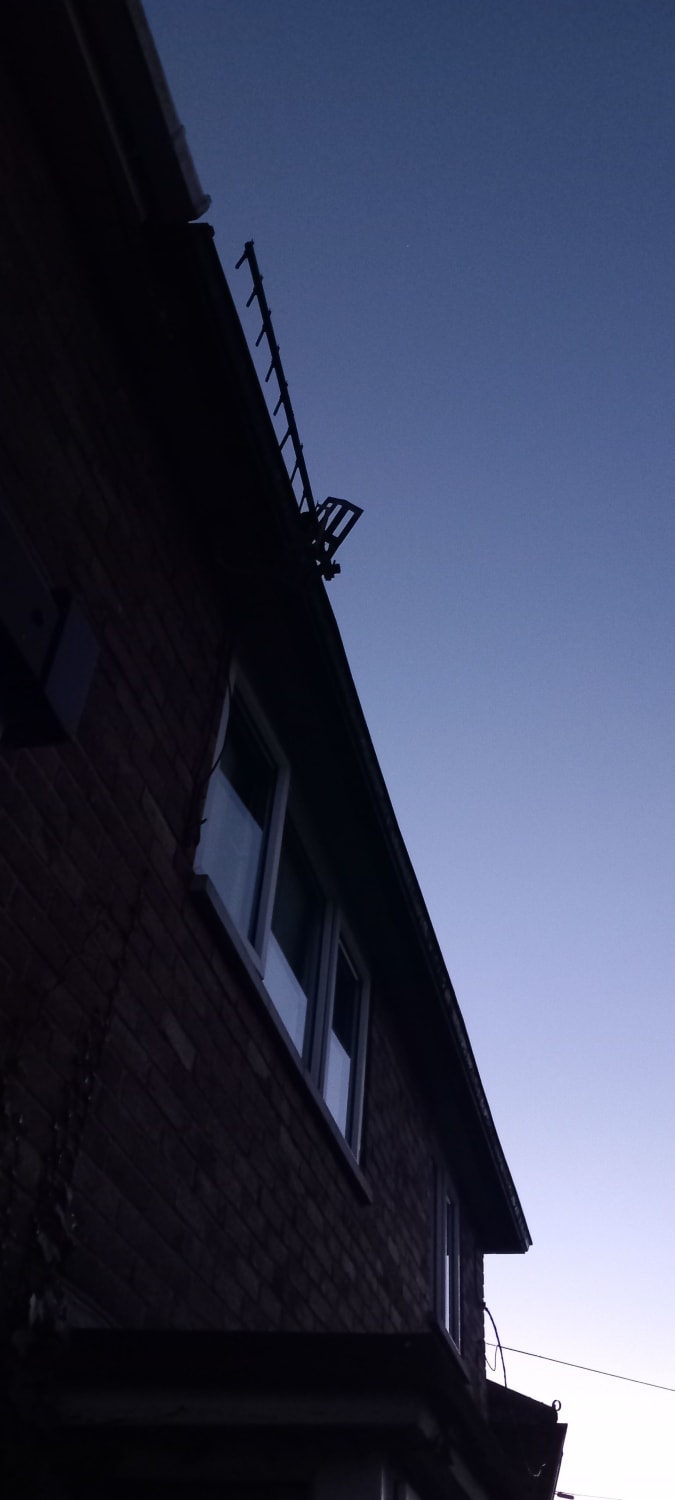 Gutter replacement on a twodetached house in Neath SA11
