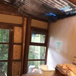 Repairing a lean-to porch roof damaged by a fallen tree in Wirral