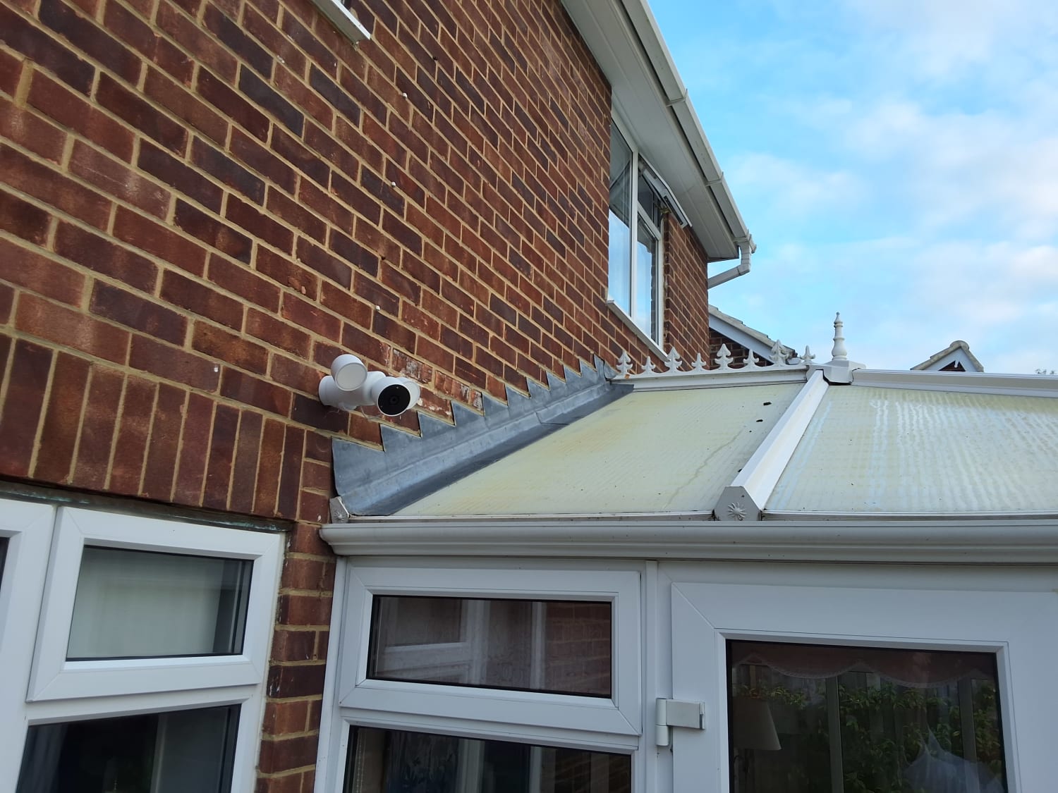 Conservatory lead flashing repair in Crawley RH10