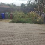 Clearing overgrown garden and preparing for turfing in Manchester