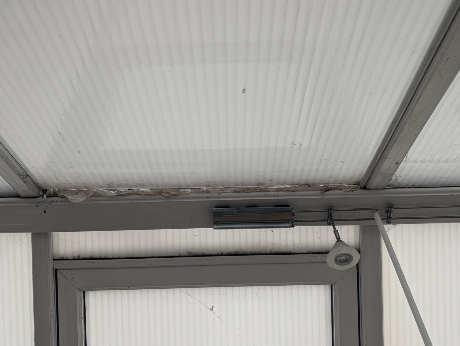 Fixing slipped conservatory polycarbonate roof panels in Southampton