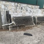 Disposal of 10 corrugated asbestos roofing sheets in Bristol