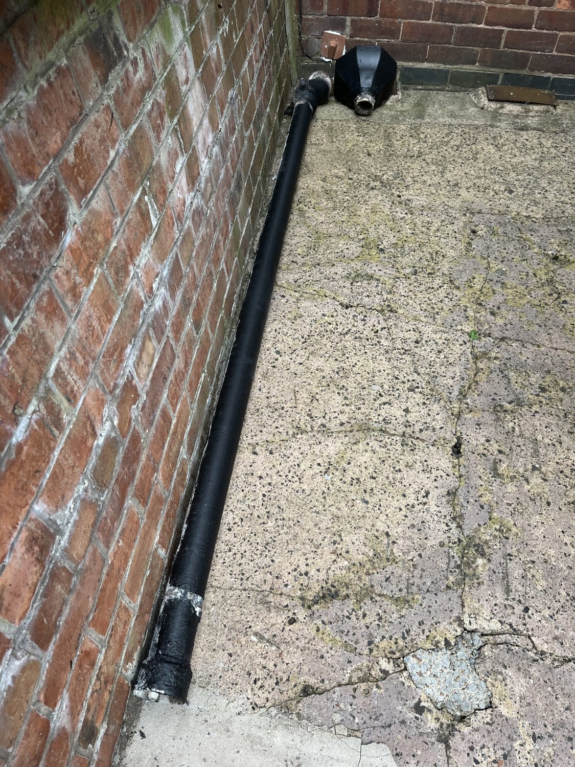 Chrysotile asbestos waste pipe removal in Chesterfield