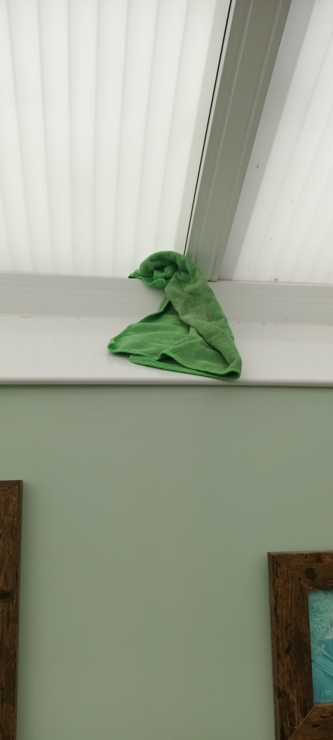 Fixing a conservatory leak through the seal of a polycarbonate panel in Worksop