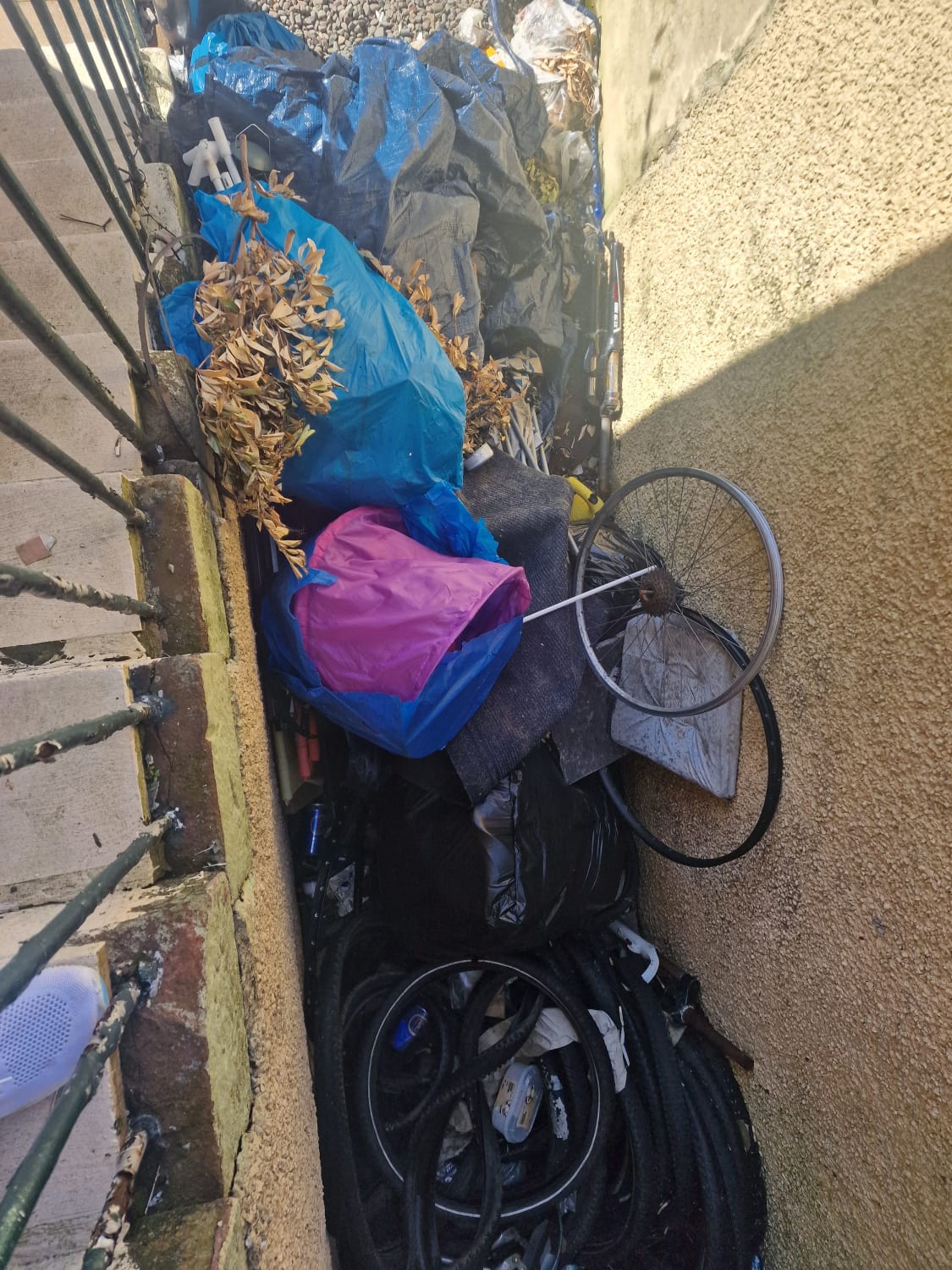 Hiring a midi skip for household rubbish in Carlisle