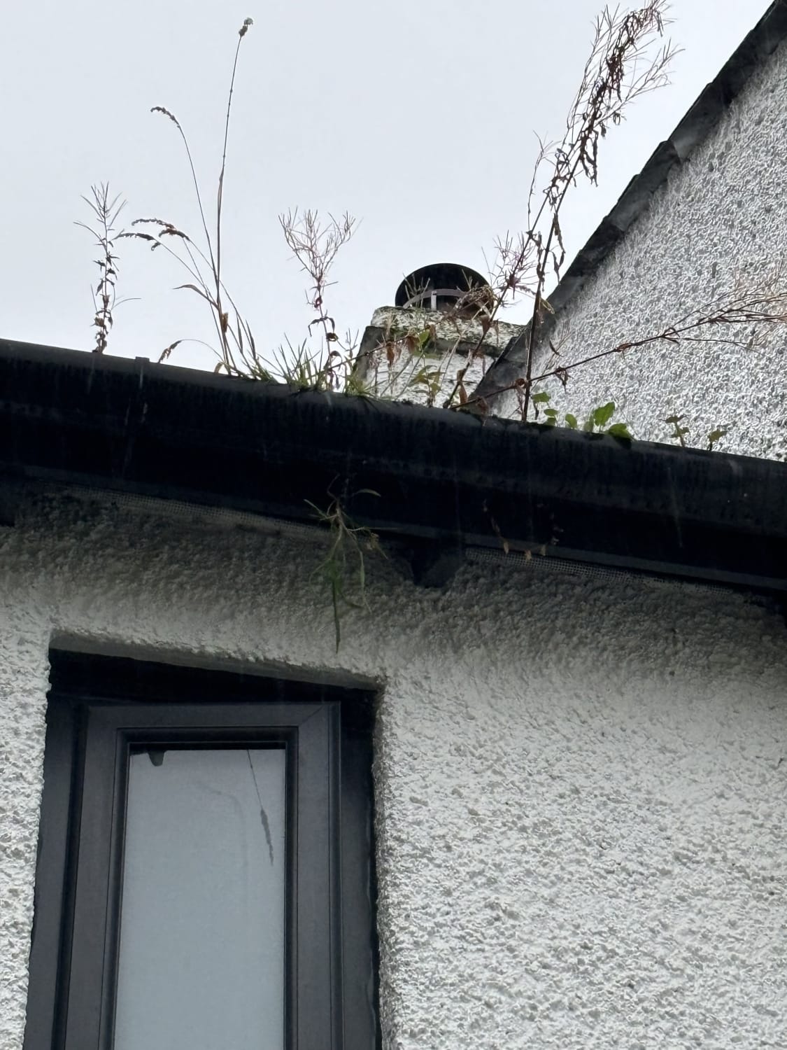 Front and rear gutter cleaning for a terraced home in Coniston