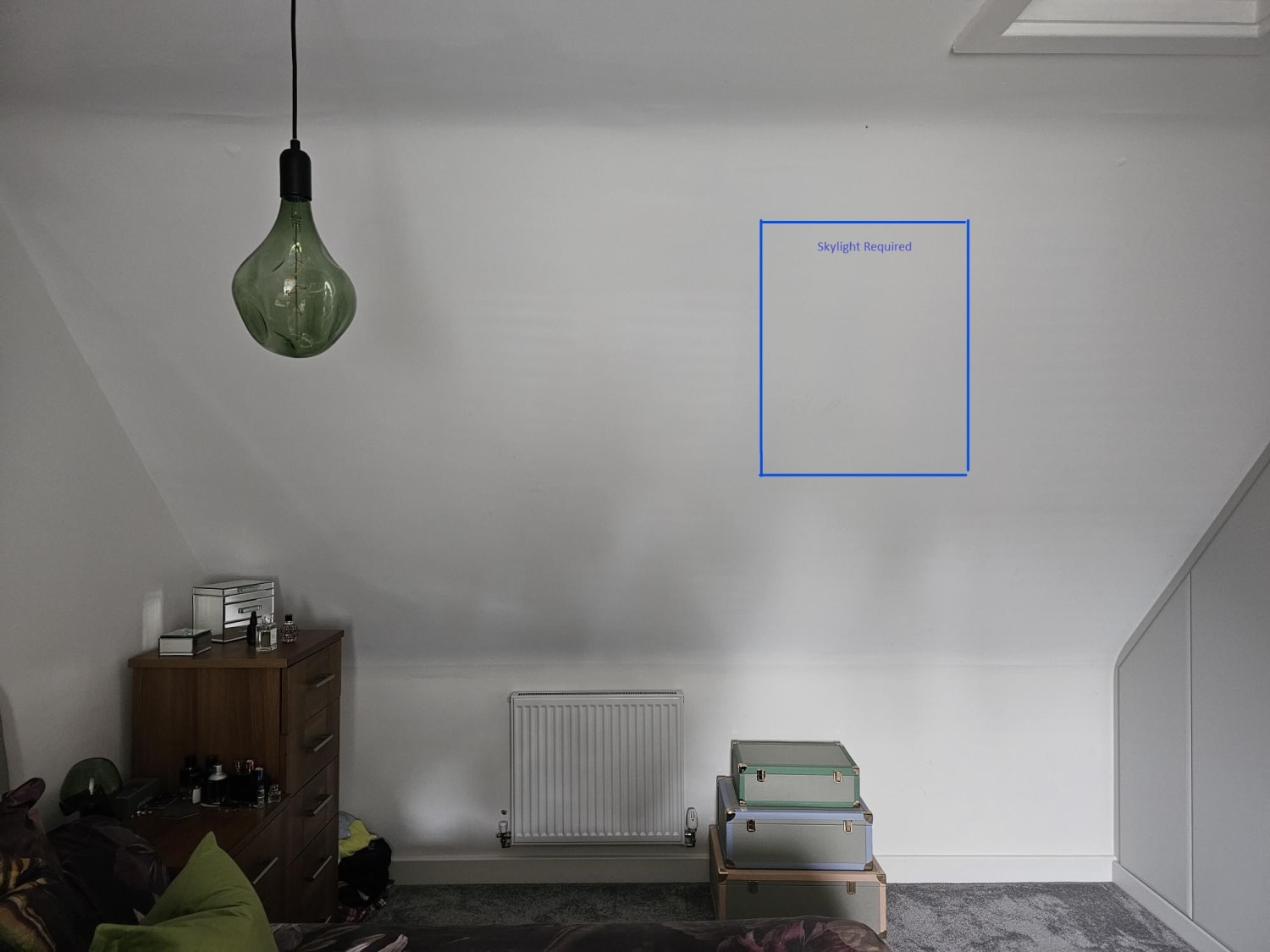 Skylight installation for a loft conversion bedroom in Banbury