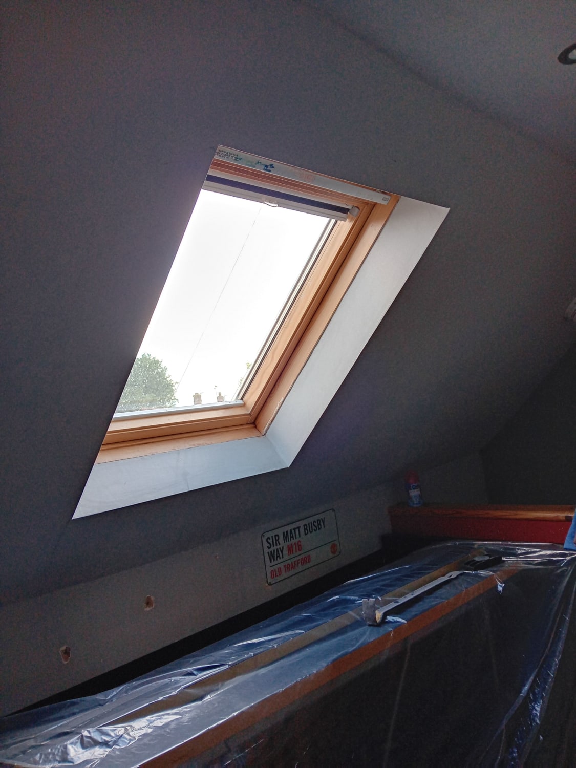Replacement of two black aluminium loft windows in Ashton under Lyne