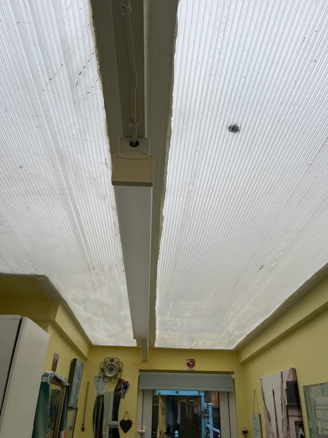 Replacement of polycarbonate roof panels in Swindon