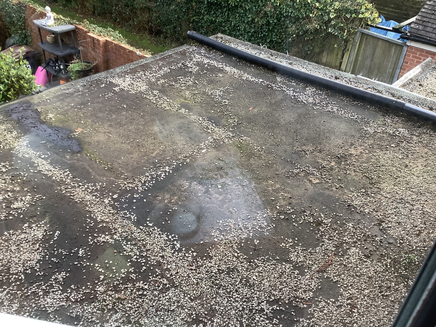 Rear flat roof replacement for extension in Birmingham B32