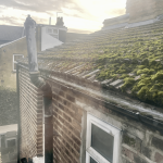 Replacing 6 meters of guttering and roof moss removal in Leytonstone, London