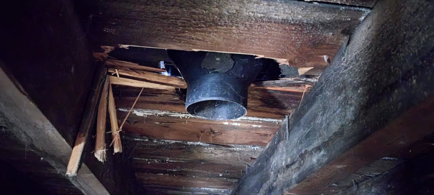 Assessment and repair of leaking roof near flue in Glasgow G12