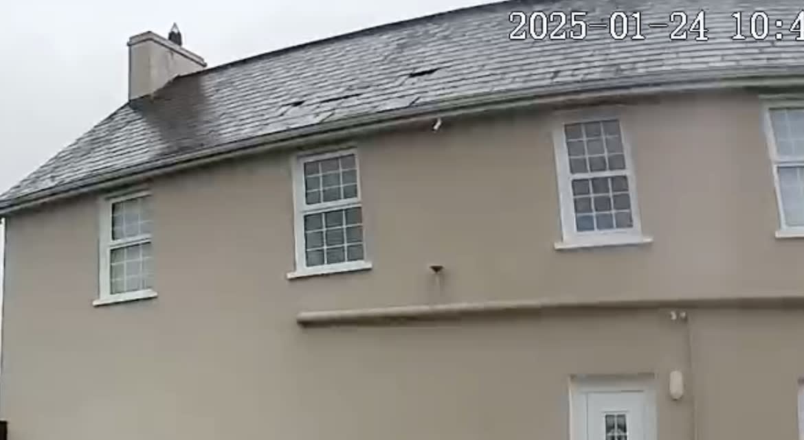 Replacing Bangor Blue slates after storm damage in Londonderry