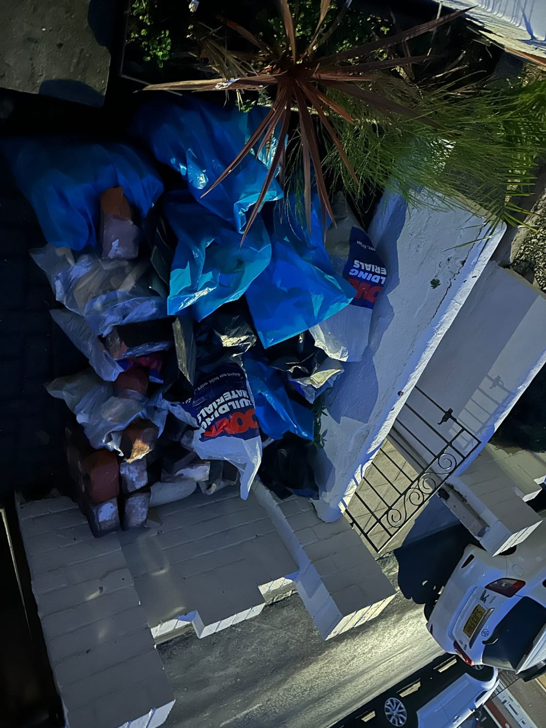 Disposal of 10 small bags of chimney bricks in Whitley Bay