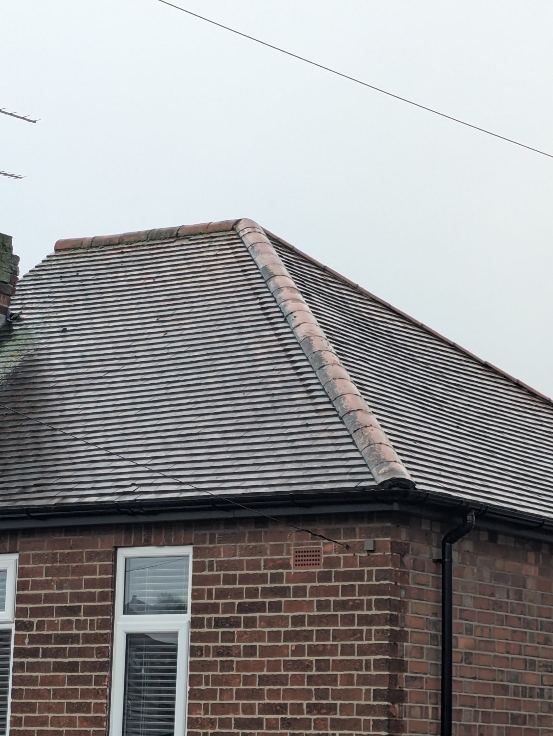 New tiled roof replacement for semi-detached house in Nottingham